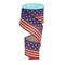 RG Ribbon: 2.5" Stars and Stripes Wired Burlap Ribbon, Light Beige, Burgundy Red, Navy Blue - For Bows, Wreaths, Crafts, and Decorations